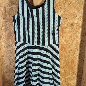 Striped Sleeveless Dress